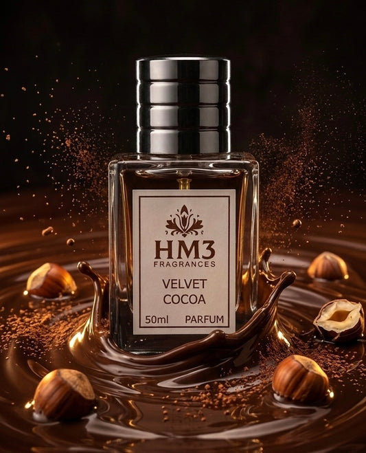 Velvet Cocoa Luxury Perfume – Chocolate & Hazelnut Fragrance