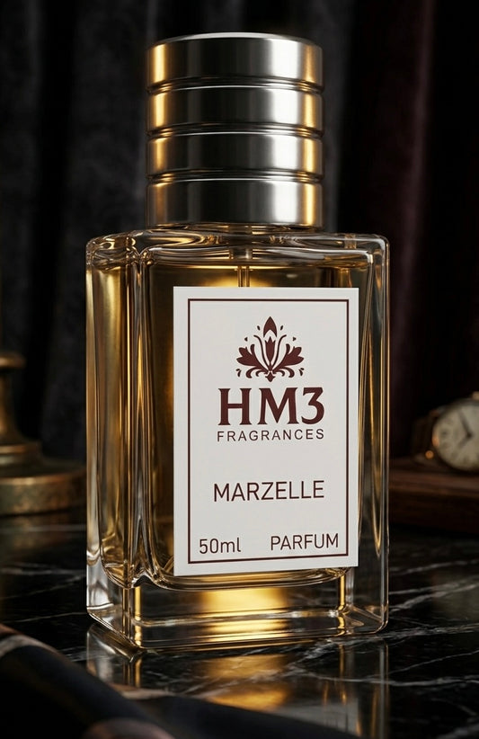 Marzelle Luxury Perfume – Woody Amber Musky Long Lasting Fragrance
