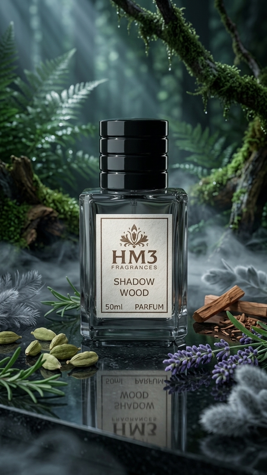 HM3 Shadow Wood Perfume – Fresh Spicy Aromatic Woody Musk Fragrance