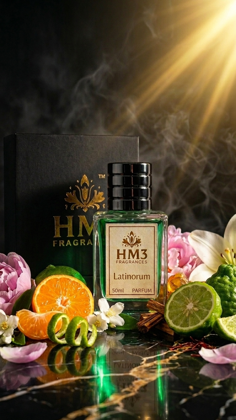 HM3 Latinorum Perfume – Fruity Floral & Citrus Musk Daily Wear Luxury Fragrance