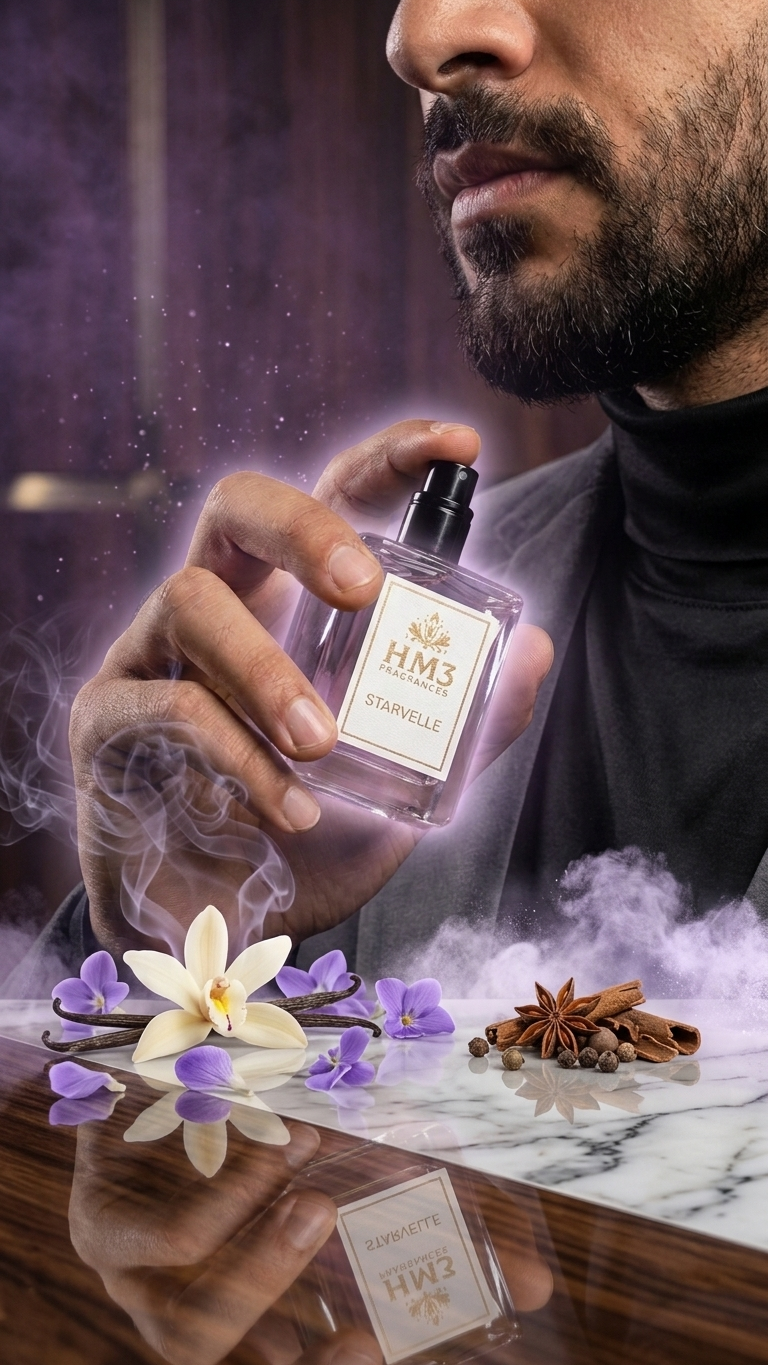 HM3 Starvelle Perfume – Musky Vanilla & Powdery Sweet Luxury Fragrance